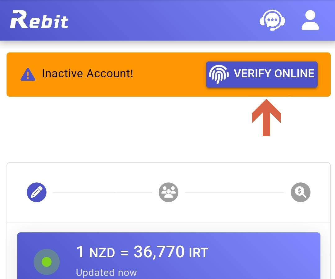 Activate Rebit account verification